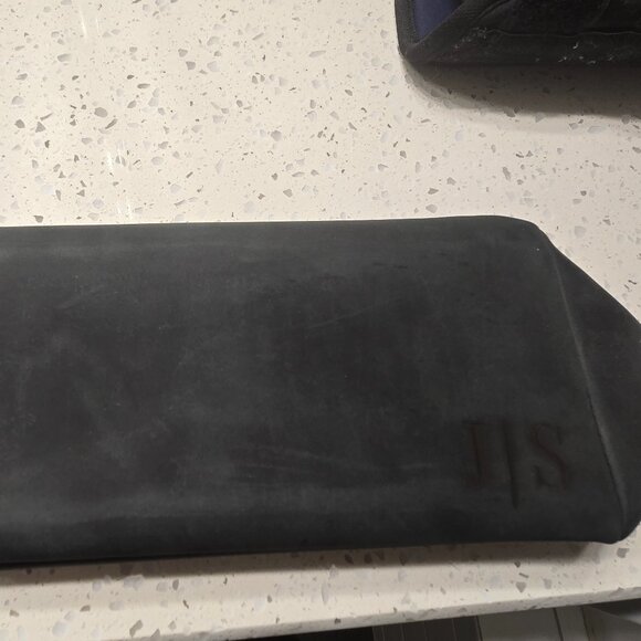 Leather Dopp Kit, new with the letters JS engraved - Picture 1 of 12